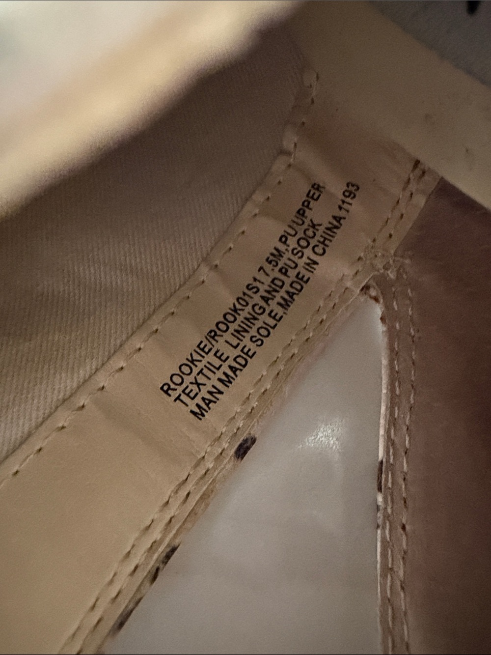 Steve Madden Beige and Black Snake-Print Ankle Booties - Picture 6 of 6
